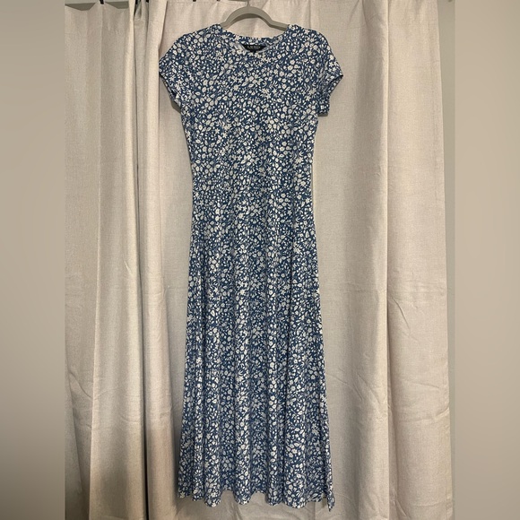 Lauren Ralph Lauren Women's Floral Stretch Jersey Tee Maxi Dress - Picture 4 of 6